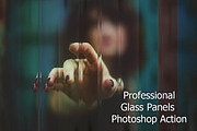 Professional Glass Panels Ps Action, an Action Add-On by ArtPlanet (Thumbnail 1 of 17)