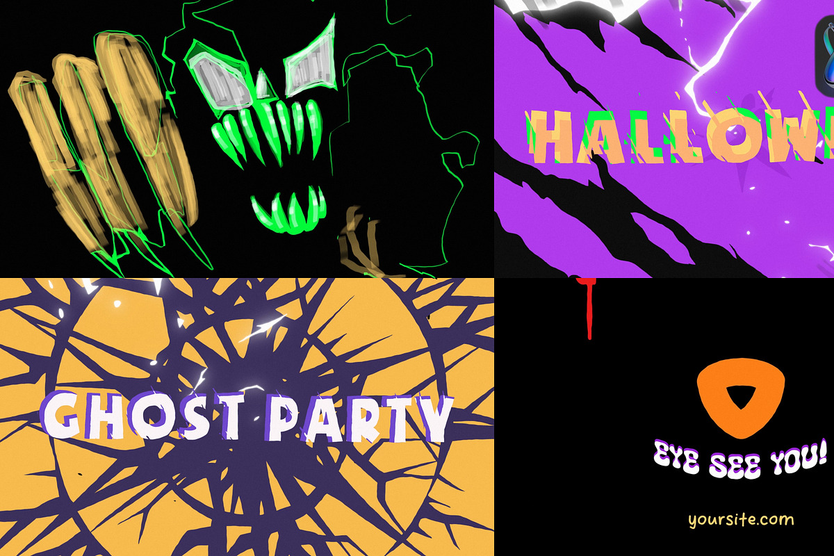 Horror Monster Logo Opener for FCPX, a Templates & Theme by 2dfx (Photo 1 of 2)