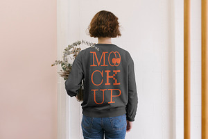 Everydays Female Sweatshirt Mockup 2, a Shirt Mockup by mockstar