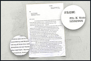 Docket Distressed Typewriter, a Slab Serif Font by Parker Creative (Thumbnail 6 of 11)