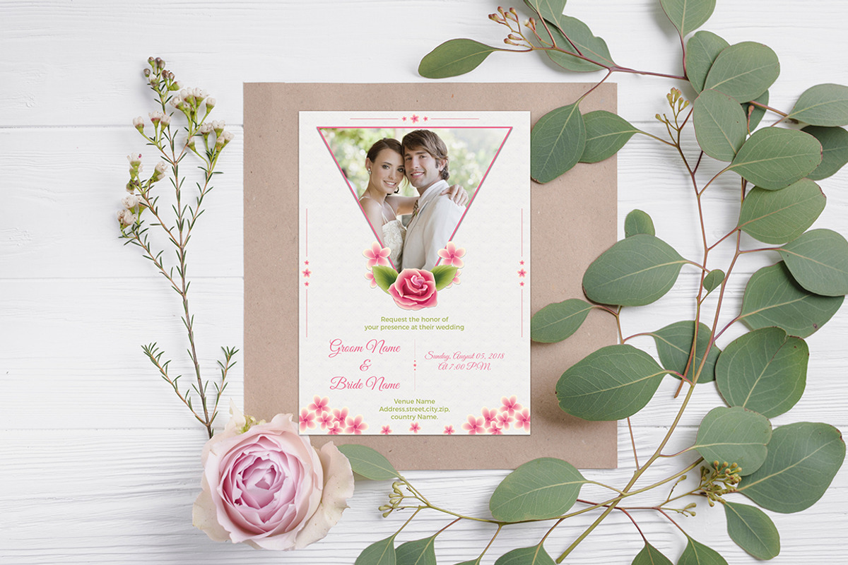 Wedding Invitation Card, an Invitation Template by Rimana_Templatehive (Photo 2 of 5)