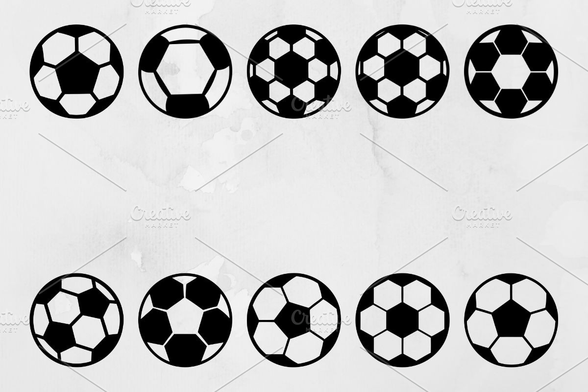 Soccer Ball Silhouette SVG, a Sport Illustration by newminddesign (Photo 1 of 3)