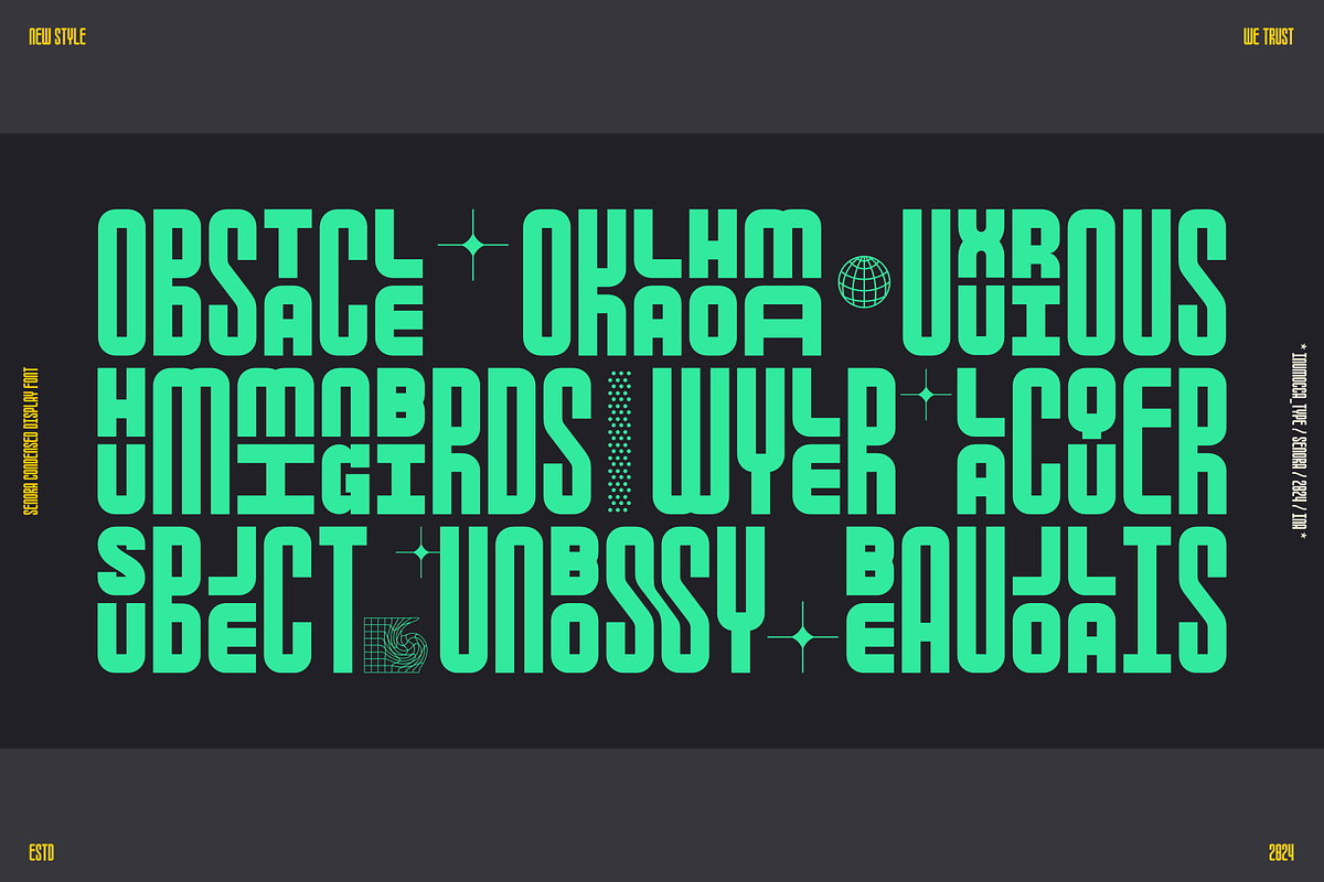 Senora Discount 20 Off, a Sans Serif Font by inumocca_type (Photo 9 of 15)