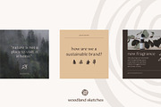 Nature Woodland Eco Social Templates, a Social Media Template by CreativeWilderness (Thumbnail 3 of 12)