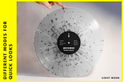 Colored Vinyl Record Mockup, a Product Mockup by Jacob Waites (Thumbnail 2 of 5)