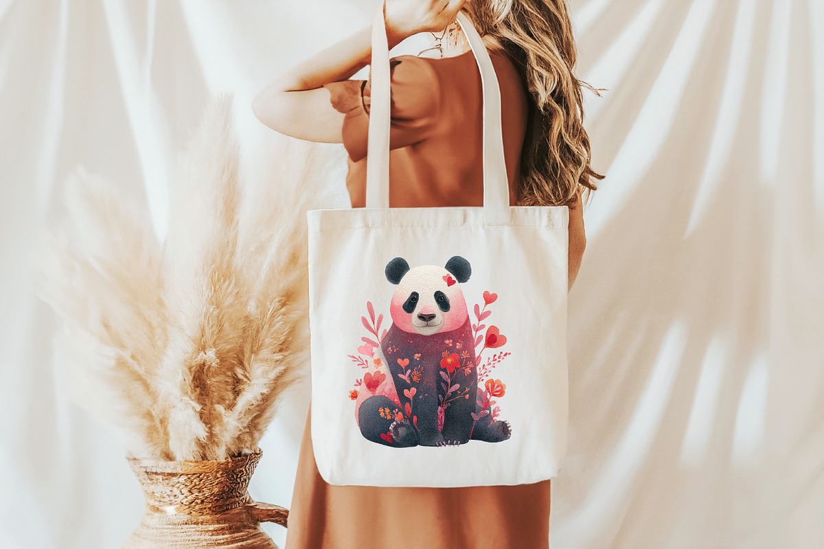 Floral Valentine Animal Clipart, an Illustration by Designworld (Photo 9 of 10)