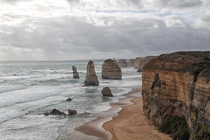 Twelve apostles containing australia, great, and ocean