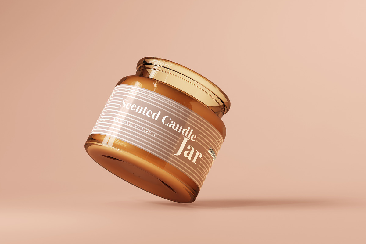 Amber Glass Candle Mockup Bundle, a Packaging Mockup by pmvch (Photo 87 of 135)