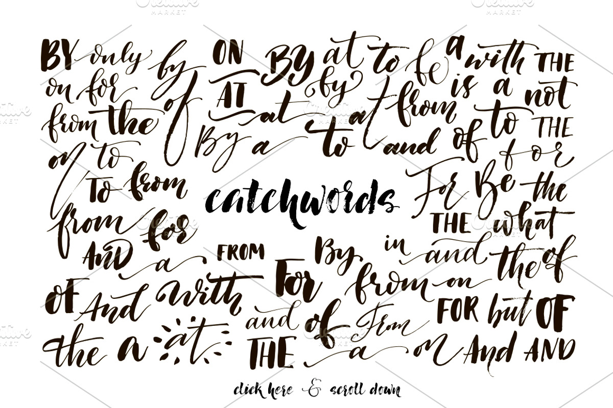 Set of ampersands and catchwords., an Object Graphic by Asya Mix (Photo 3 of 4)
