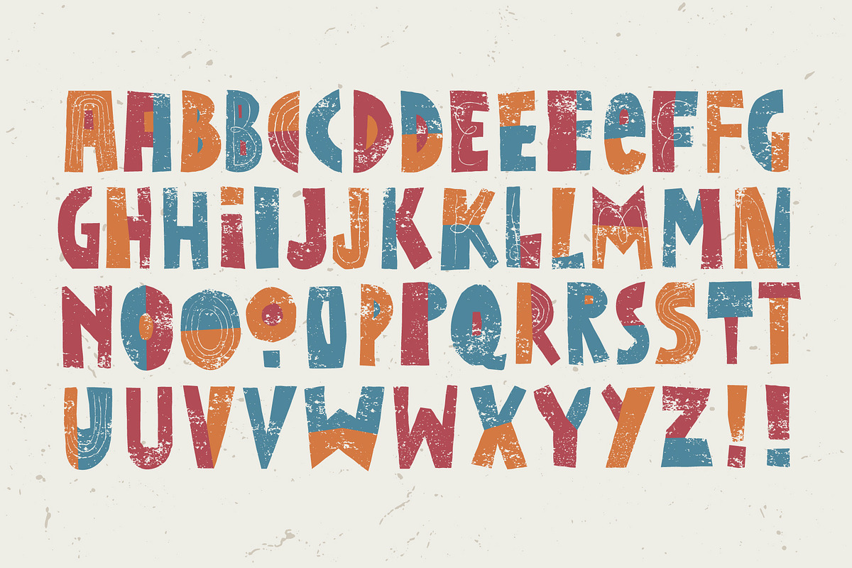 Kids Lettering Duo, an Object Graphic by Mysterylab Designs