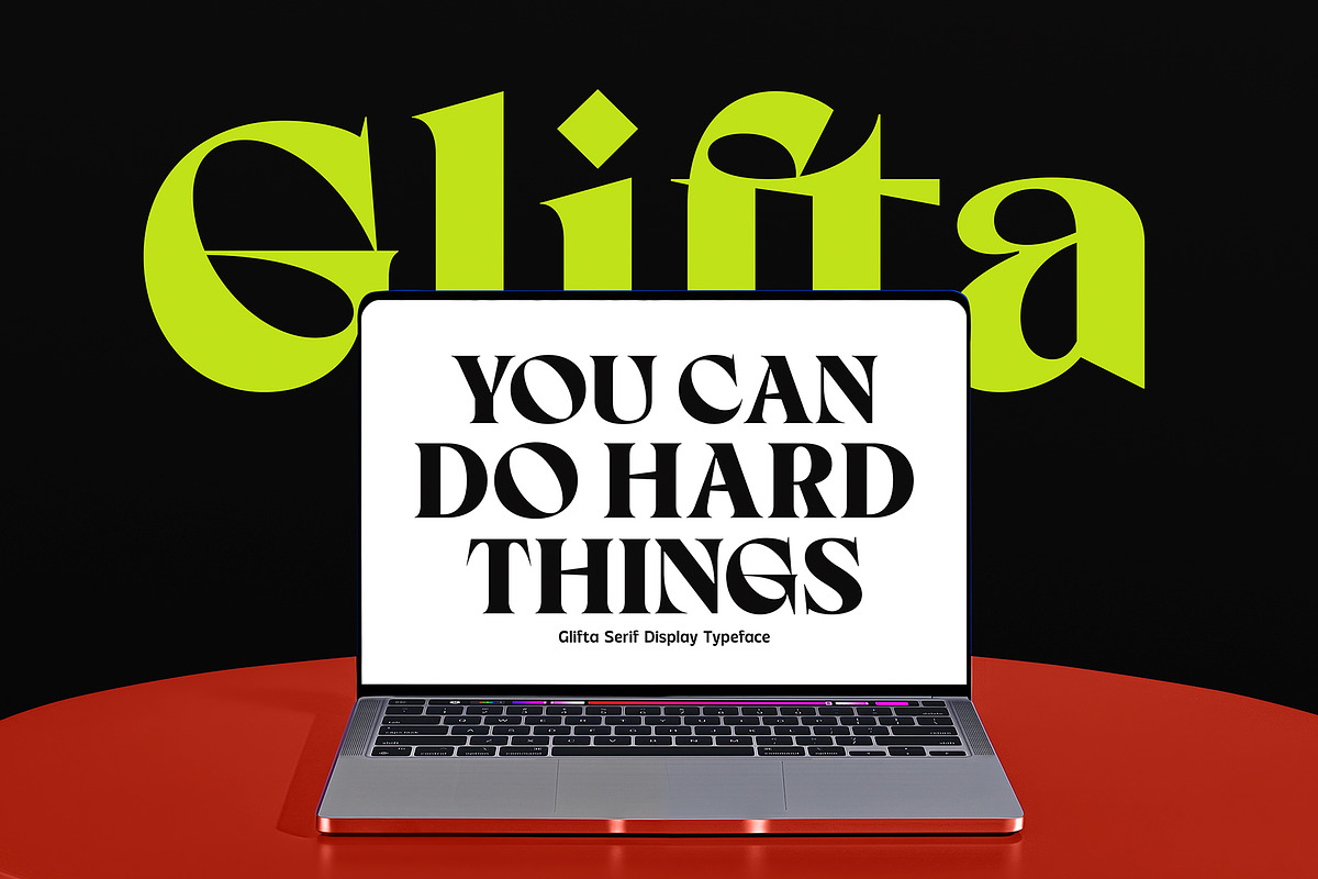 TNSC Glifta - Display Serif, a Serif Font by The Native Saint Club (Photo 8 of 14)