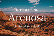 Arenosa | textured serif font, a Serif Font by Wander Designs (Thumbnail 1 of 6)
