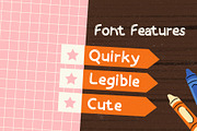 Airy Alphabet - Cute Quirky Font, a Handwritten Font by HipFonts (Thumbnail 2 of 8)