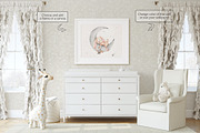 ROSIE'S NURSERY Wall&Frame Mockups, a Poster Template by MyHomeMockups (Thumbnail 4 of 11)