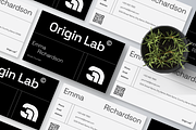 Monochrome Business Card, a Business Card Template by Annora Studio (Thumbnail 5 of 6)