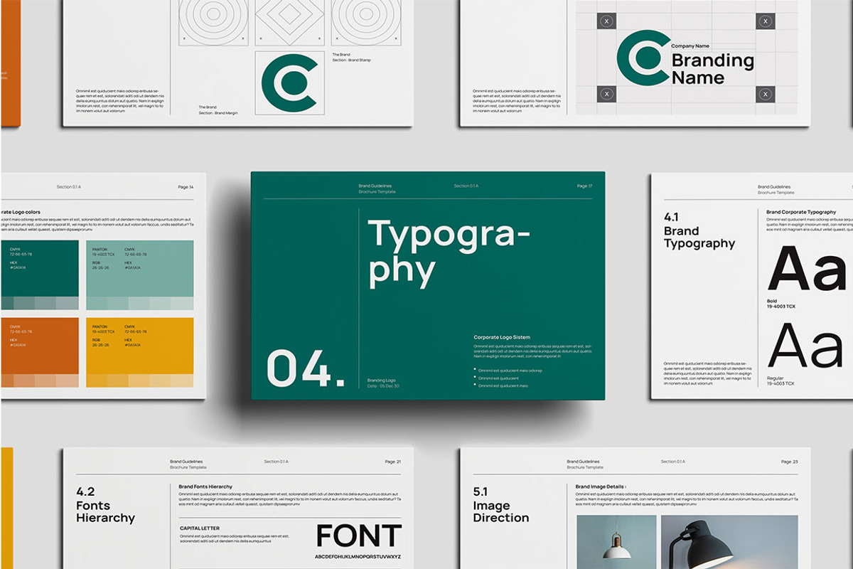 Brand Guidelines3 Brochure, a Brochure Template by yanindesign (Photo 2 of 6)