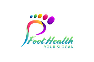 Colorful Podiatric Logo Template, a Branding & Logo Template by TemplatePlus.net