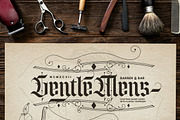Silent Black - Stylish Blackletter, a Blackletter Font by Bale Type (Thumbnail 5 of 9)