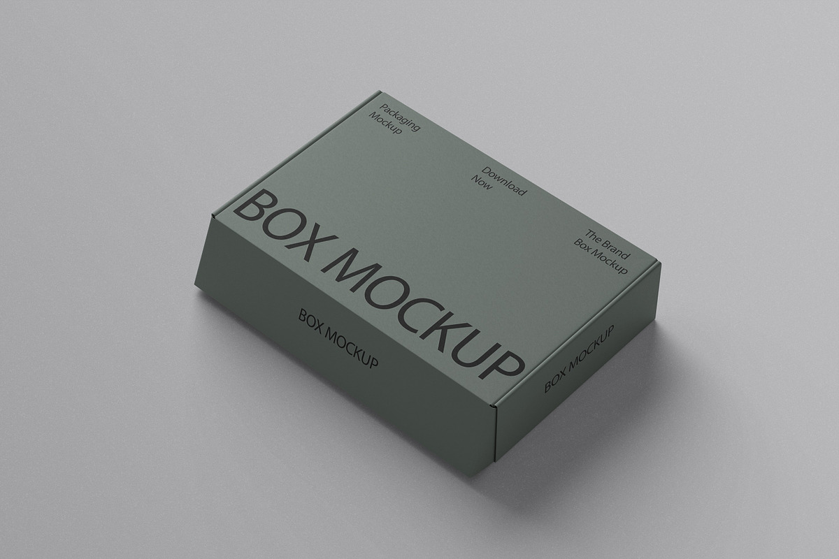Mailing Box Mockup Set, a Packaging Mockup by UFR_GRAPHIC (Photo 4 of 4)