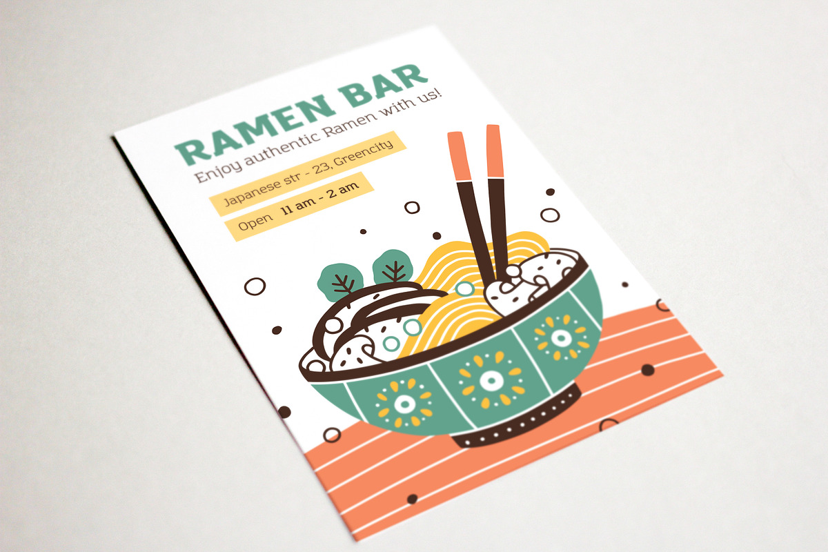 Ramen bar posters, a Food Illustration by Good Studio (Photo 3 of 6)