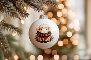 Watercolor Christmas sheep PNG, a Decorative Illustration by dashtik (Thumbnail 2 of 8)