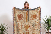 Woven Blanket Mockup PSD / PNG, a Household Mockup by Mockups Studio (Thumbnail 5 of 6)