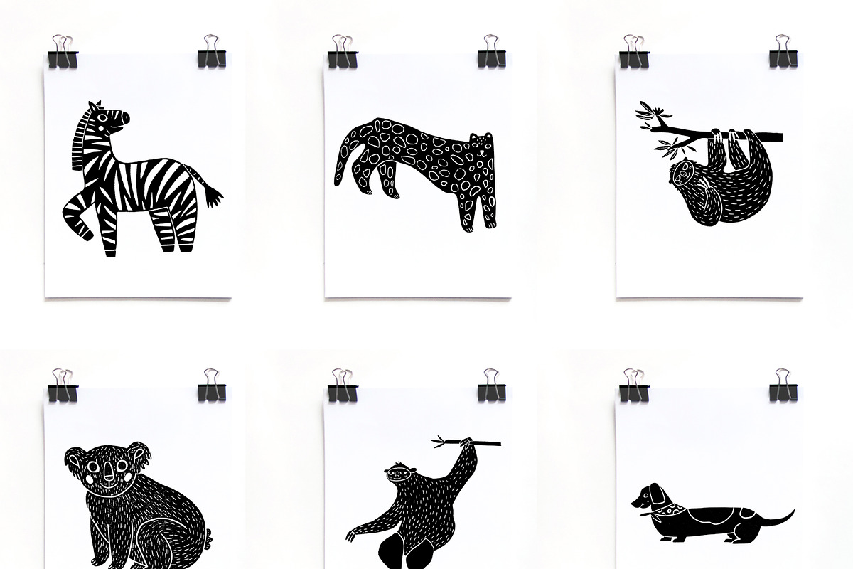 Cute animals pt 6, an Animal Illustration by Mii Lab (Photo 2 of 7)