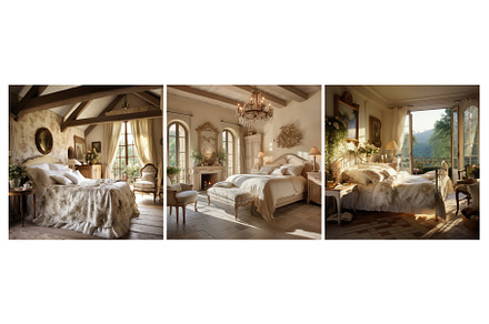 style french country bedroom, an Arts & Entertainment Photo by pikepicture