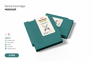 Game Cartridge Mockup