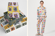 Airmail Postage Stamp Patterns, a Pattern Graphic by Ninterints (Thumbnail 9 of 10)