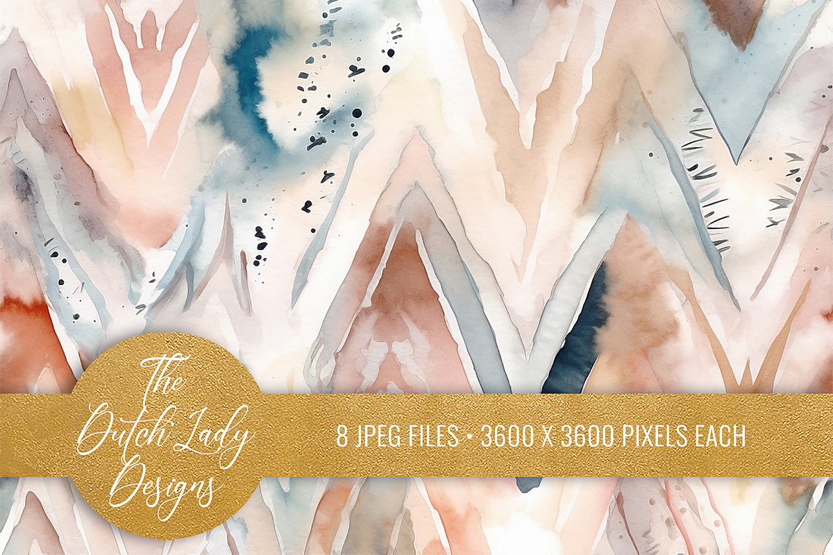 Seamless Boho Geometric Patterns, a Pattern Graphic by The Dutch Lady Designs (Photo 3 of 5)