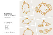 30 Damask  pattern frames 02, an Illustration by Bloom21Art (Thumbnail 1 of 7)