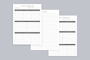 Marketing Planning Pages Set V-13, a Stationery Template by shahsoft (Thumbnail 2 of 3)