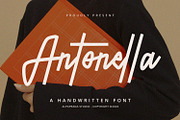 Antonella - Handwritten Font, a Handwritten Font by Alpaprana (Thumbnail 1 of 10)