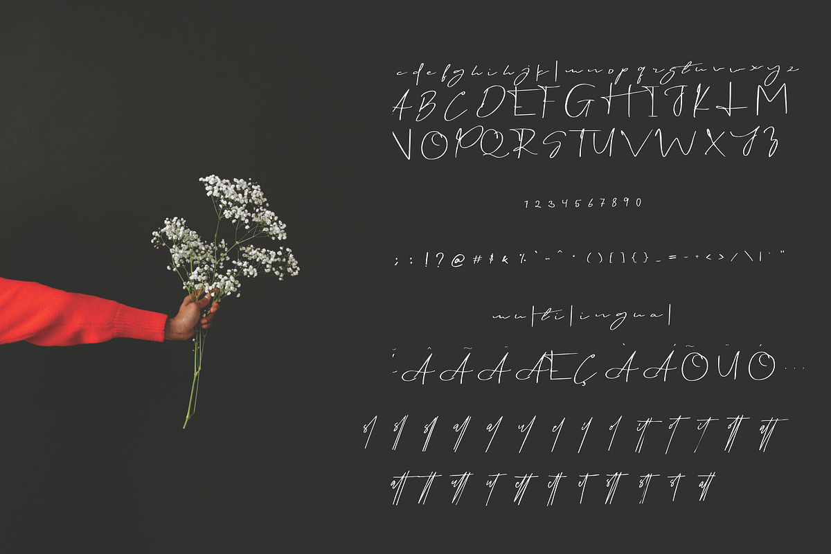 alan walker, a Handwritten Font by Mariyana (Photo 5 of 5)