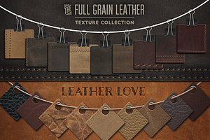 50 Wood & Leather Textures