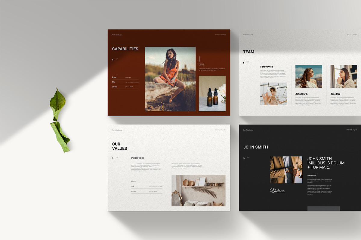 Work Portfolio Template, a Brochure Template by metastudio38 (Photo 2 of 7)