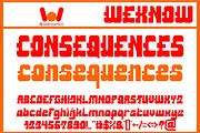 Action Reaction font, a Font by weknow (Thumbnail 2 of 8)