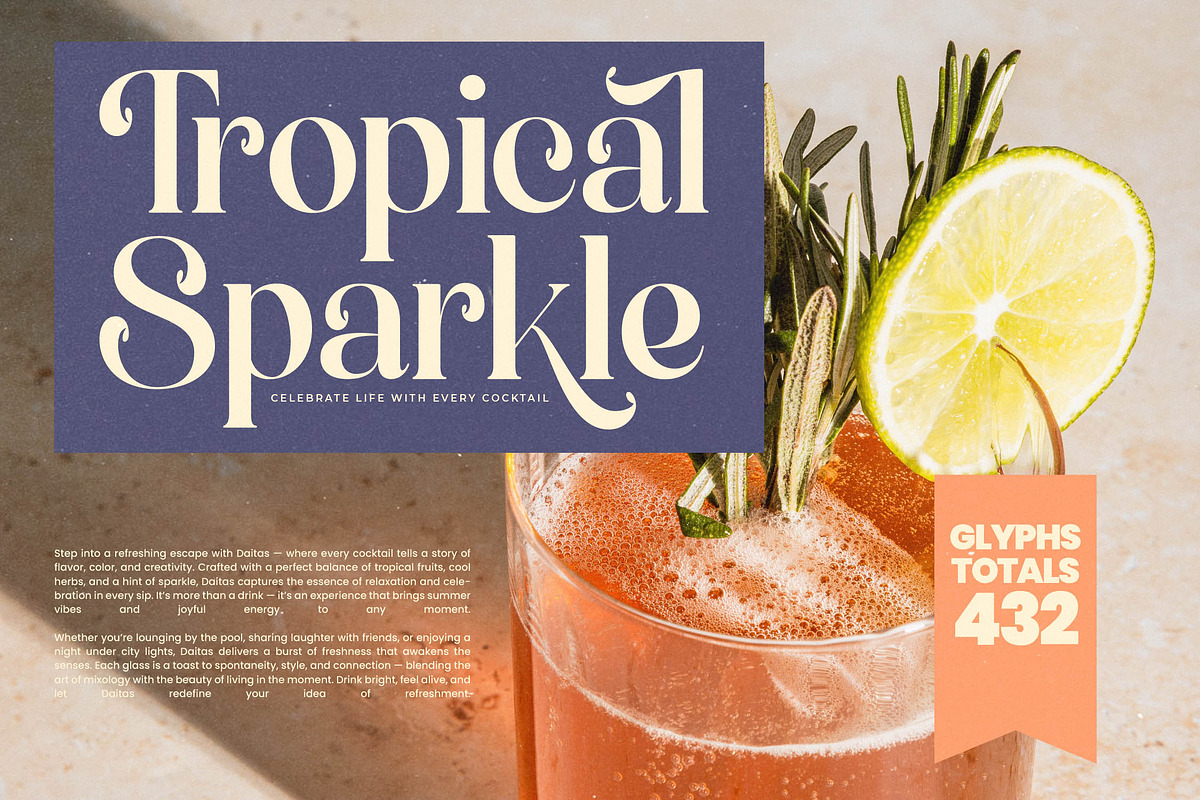 Humble Garden Elegant Luxury Serif, a Serif Font by timelesstype.co (Photo 7 of 15)
