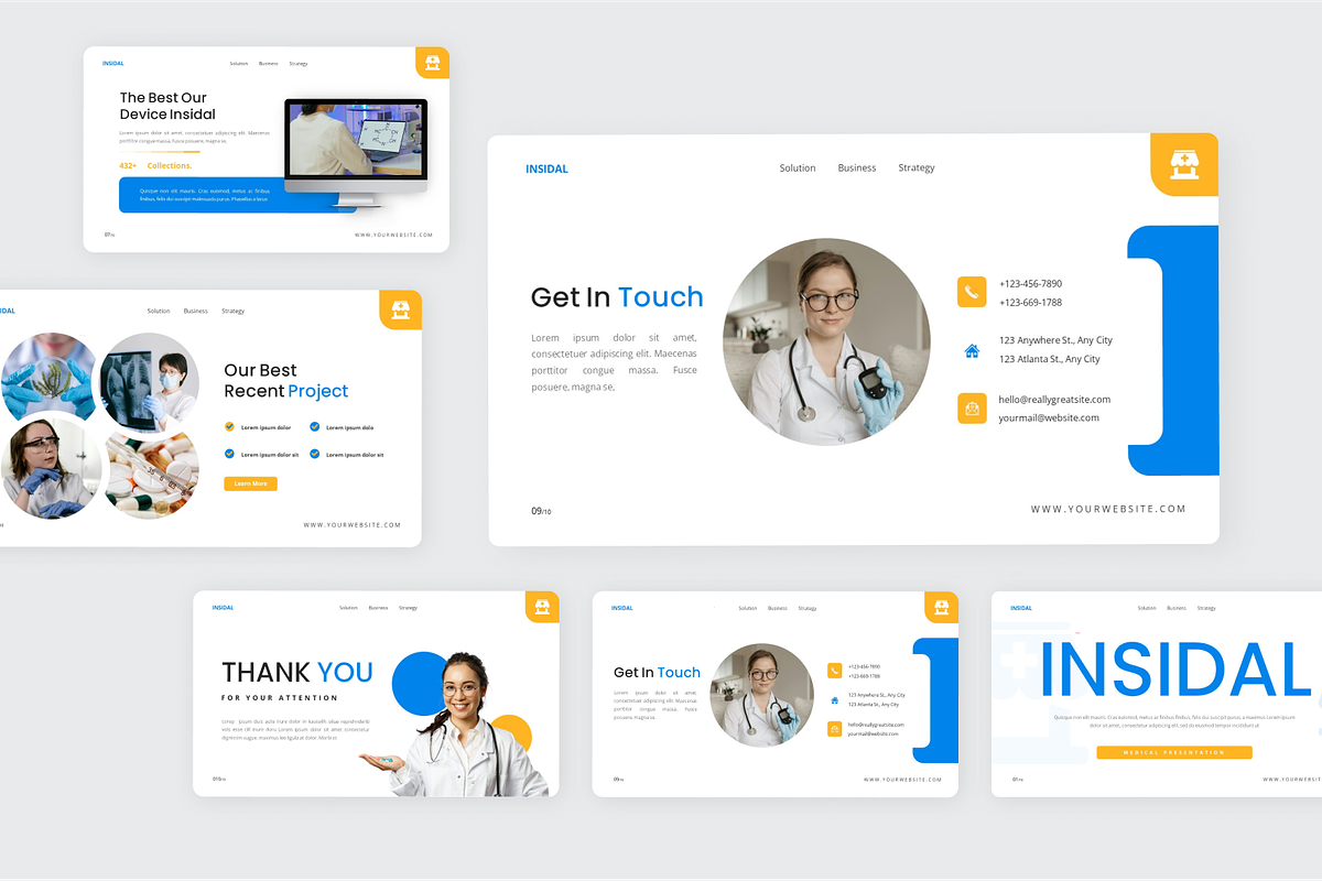 Medical Presentation Google Slide, a Presentation Template by SquidPixey (Photo 4 of 6)