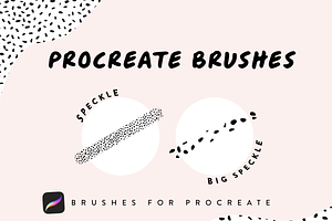 Speckled Procreate Brushes