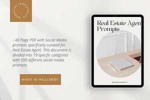 Real Estate Social Media Prompts