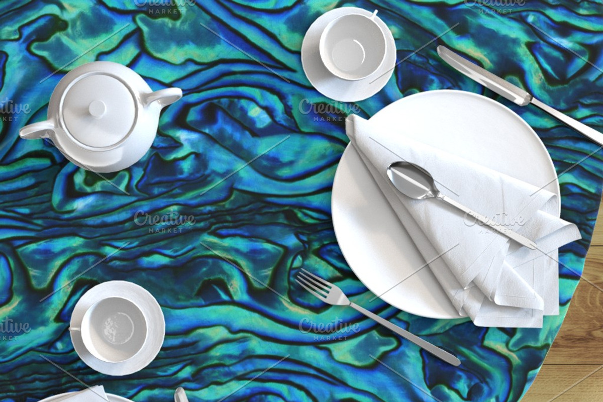 Iridescent Abalone Repeat Pattern, a Pattern Graphic by PATTERNBASE (Photo 3 of 5)