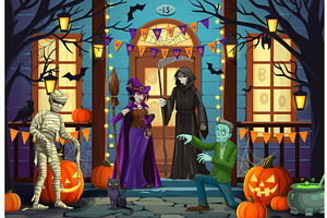 Halloween Scary Characters