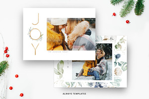 Christmas Card Template CC080