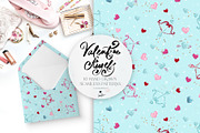 Valentine Cupid Seamless Patterns, a Pattern Graphic by KaramfilaS (Thumbnail 3 of 12)