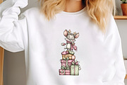 Funny Christmas Reindeer Clipart, an Illustration by designcity5 (Thumbnail 4 of 5)