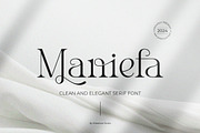 Maniefa || Elegant Serif Font, a Serif Font by Idea Studio (Thumbnail 1 of 10)