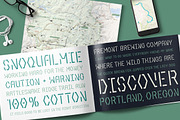 Aventuras Stencil Typeface, a Font by Thomas Ramey Designs (Thumbnail 1 of 4)