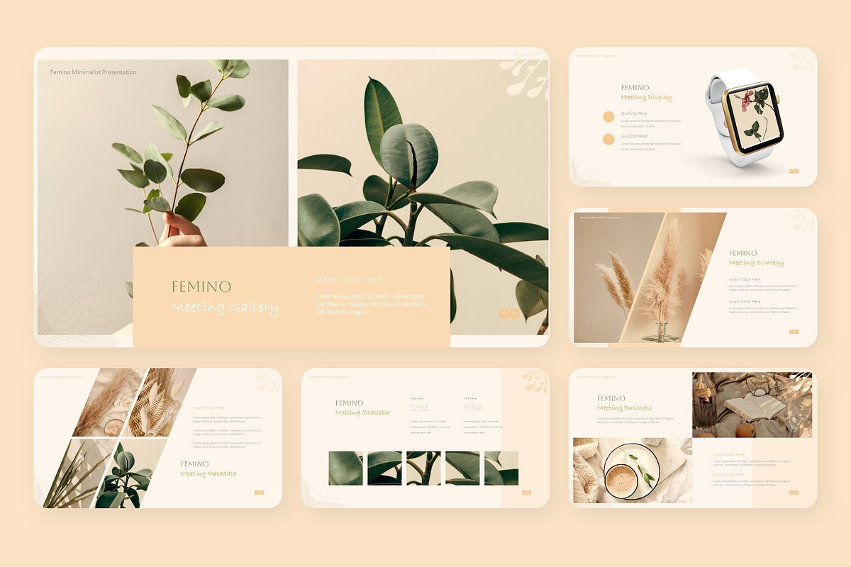 Femino Aesthetic Powerpoint, a Presentation Template by NecrolitSlide (Photo 3 of 11)